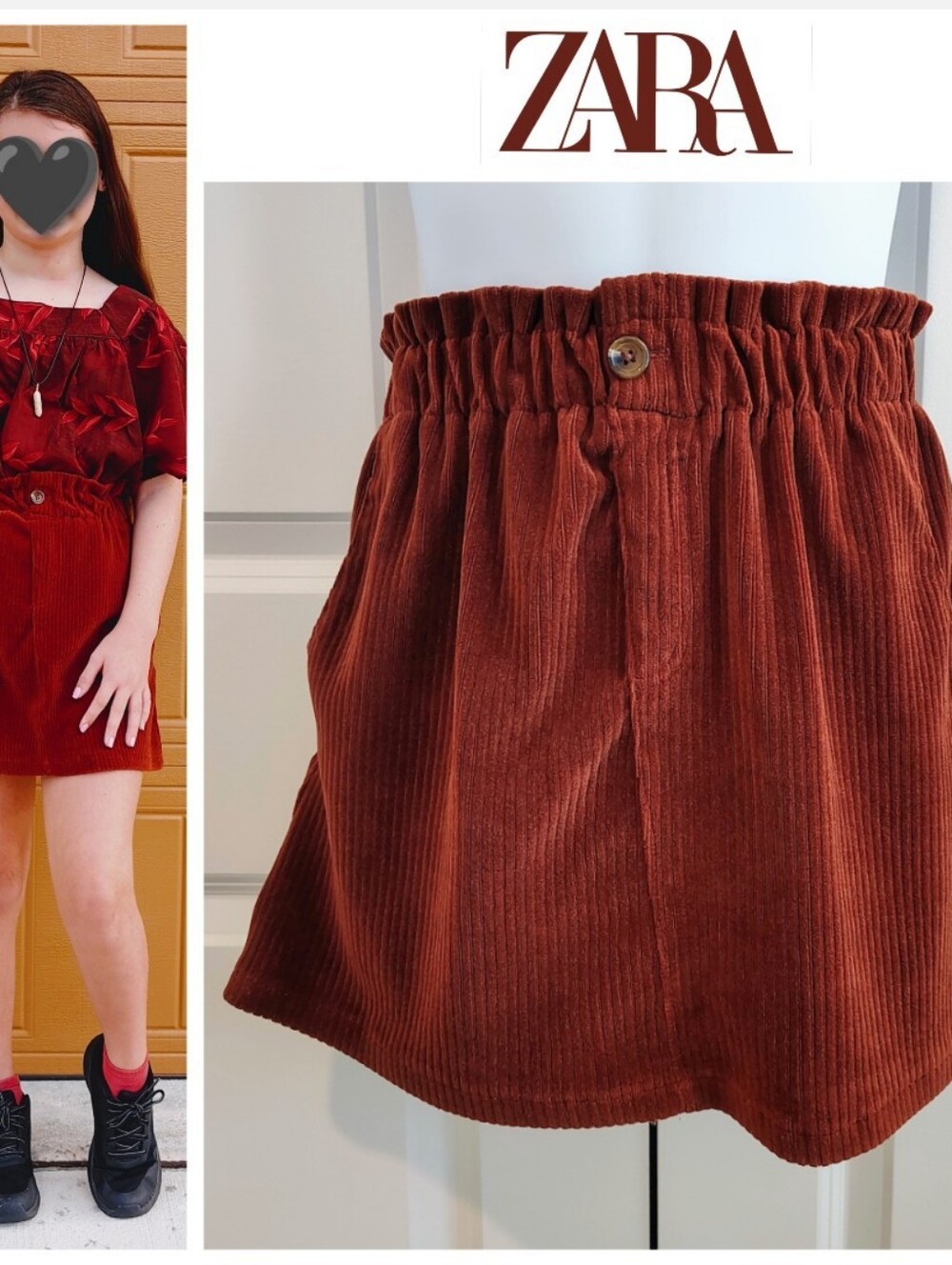 Burnt Umber Skirt